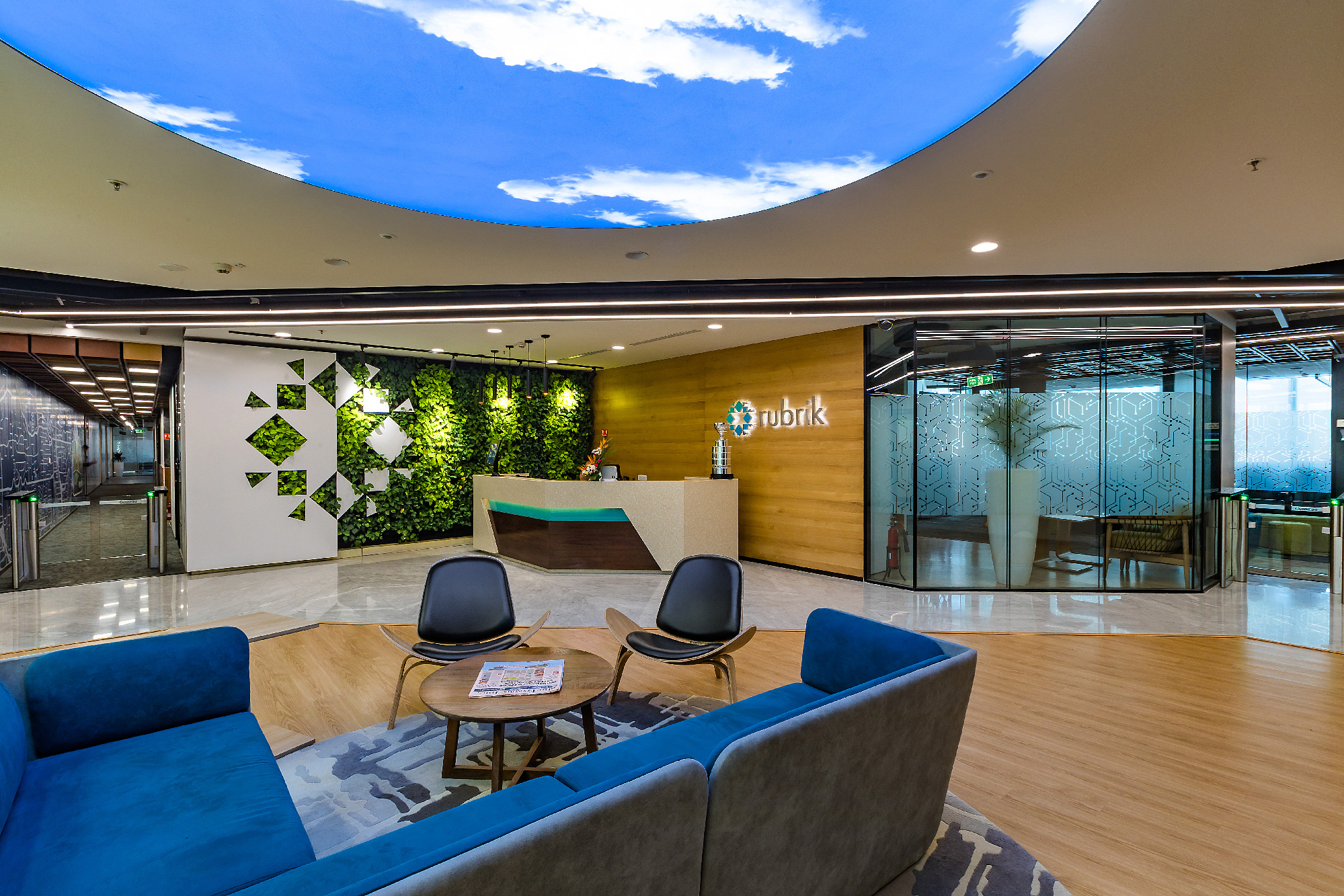 Rubrik Bangalore office: sustainable workplace design