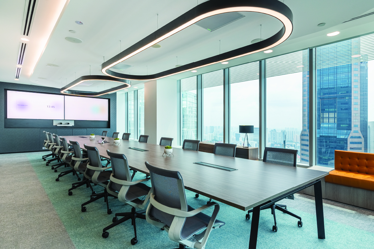 Singapore global insurance firm workplace design