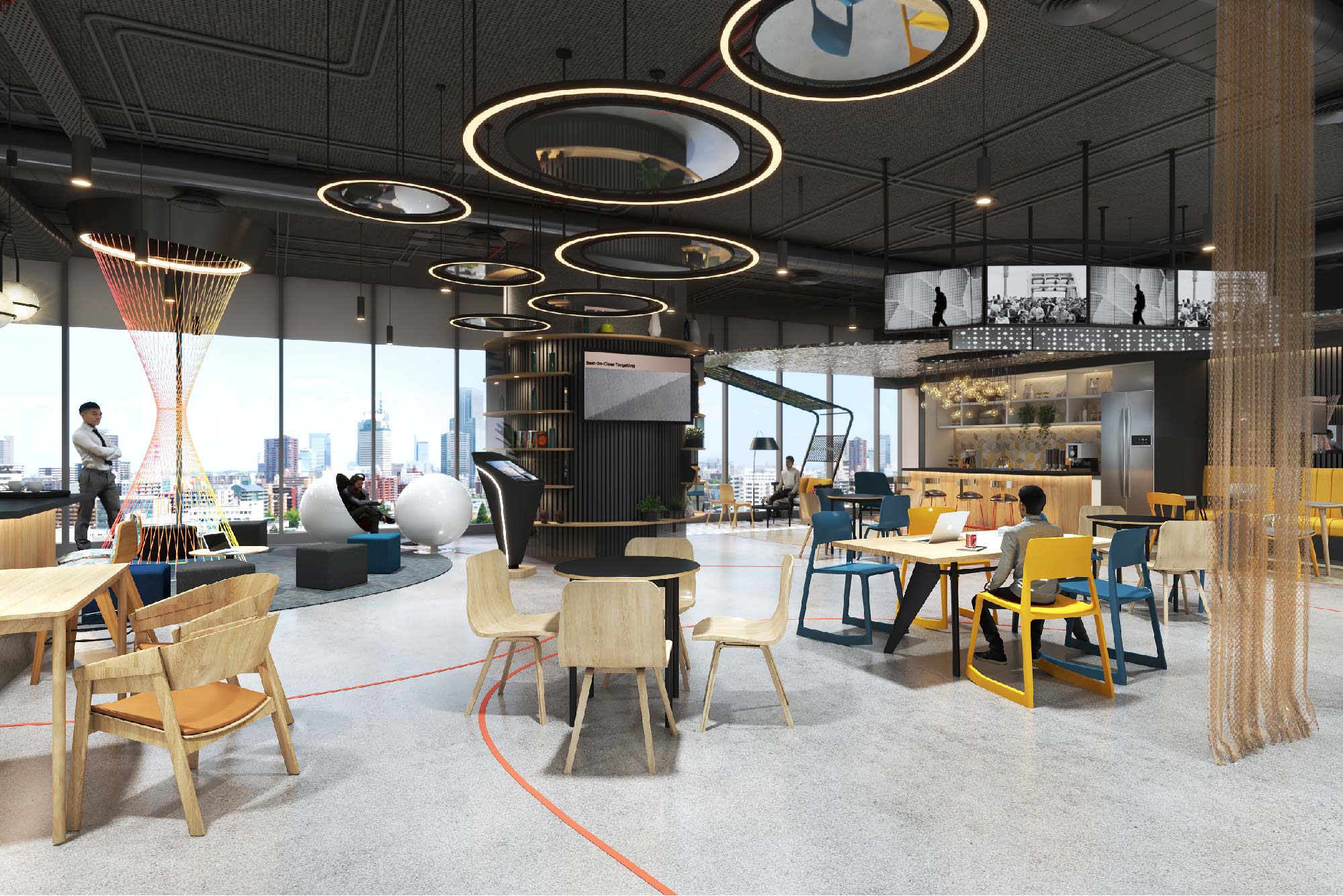 American Express - biophilic office design American Express - biophilic office design