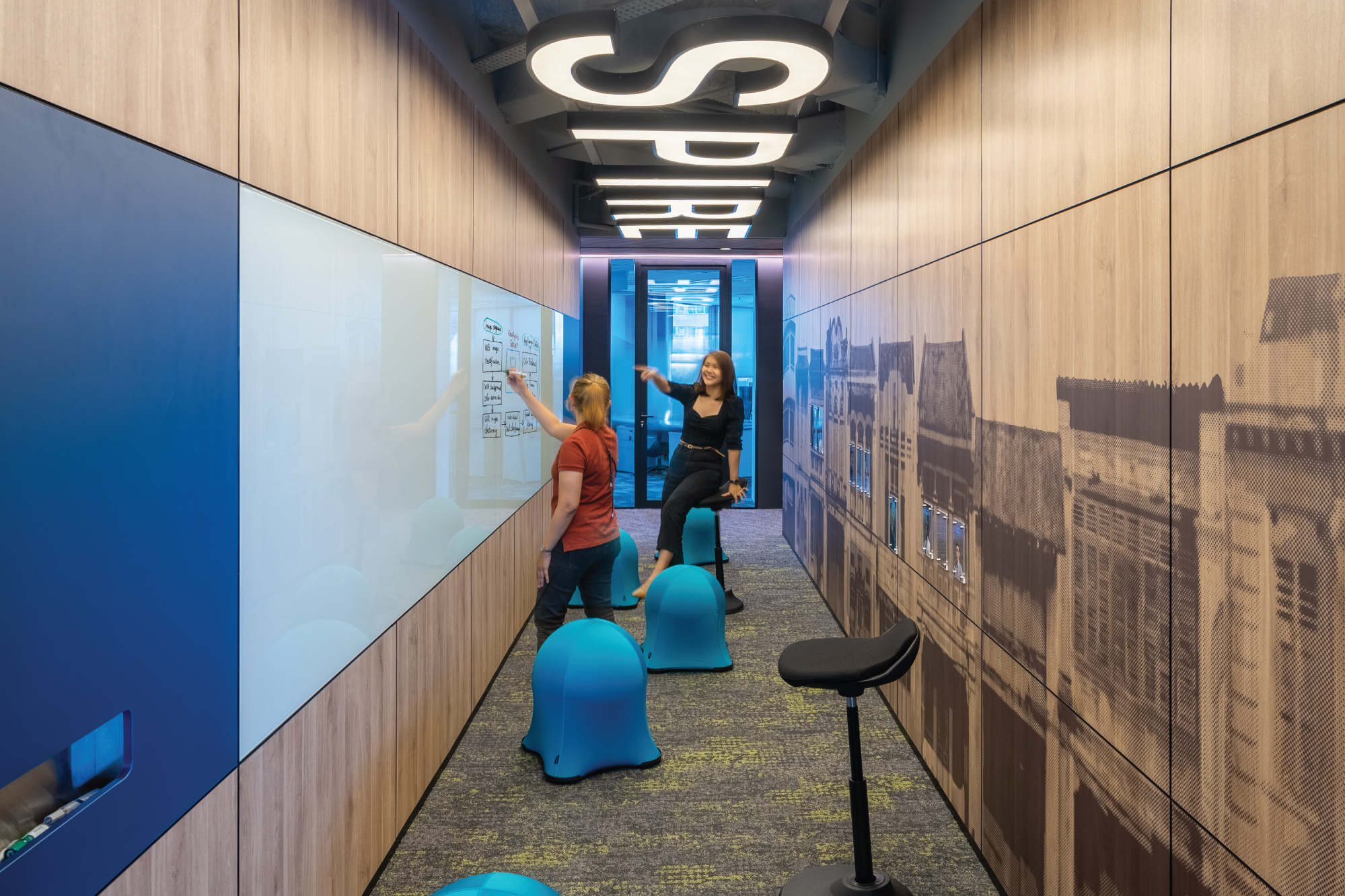 effective office design that reflects the business's ideas and values