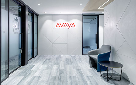 Integrated interior design services for Avaya in Hong Kong