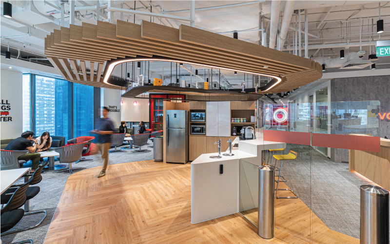 workplace design ideas for telecommunication company 