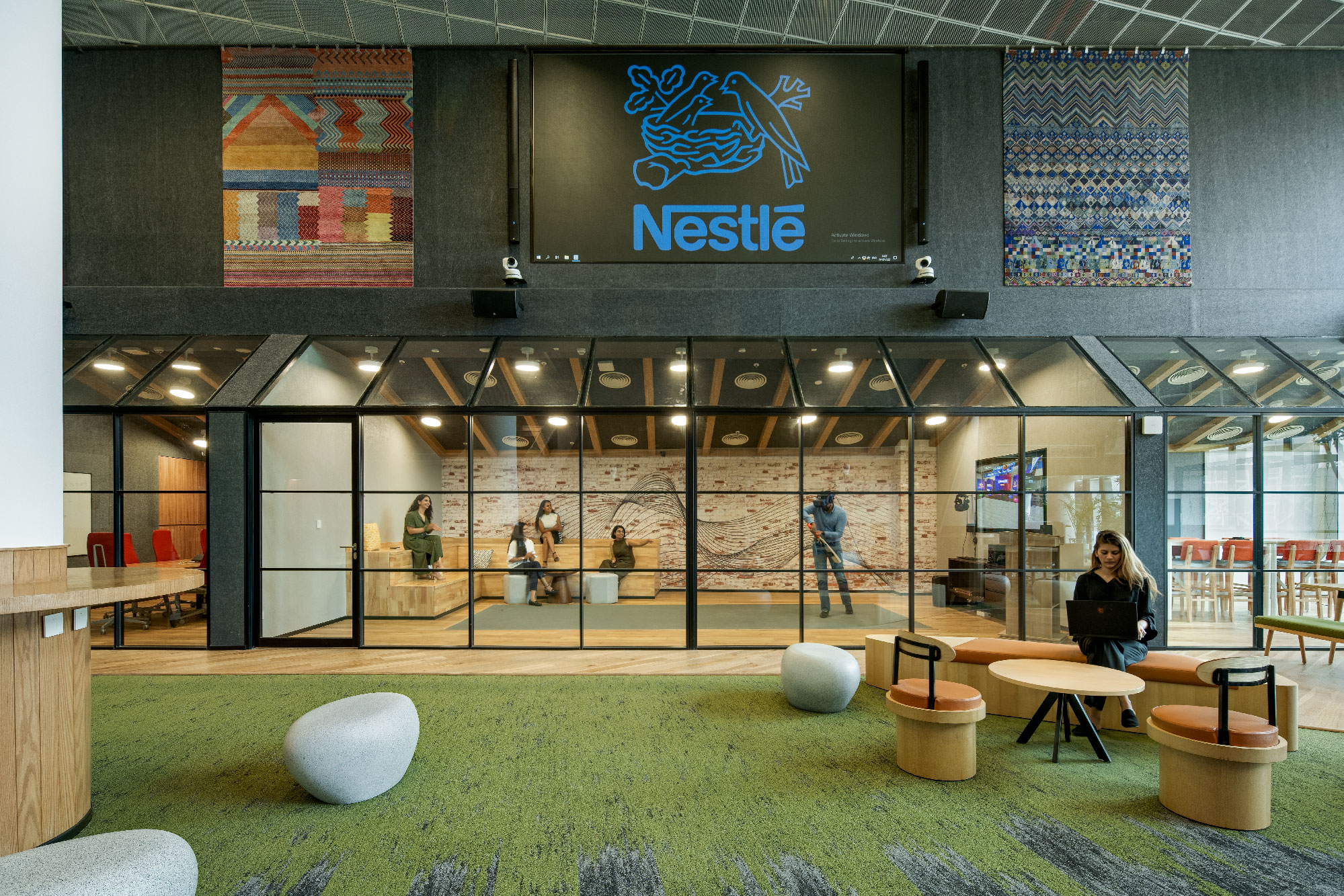 Nestle Gurugram dynamic zone:A dynamic workspace designed to foster growth and well-being for Nestle employees