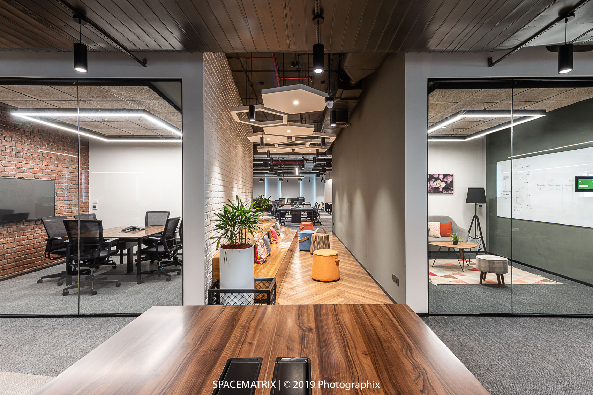 BrowserStack Mumbai collaboration space: designed to promote spontaneous interactions and creativity.