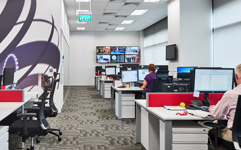 BBC office in Singapore designed by interior designers from Space Matrix
