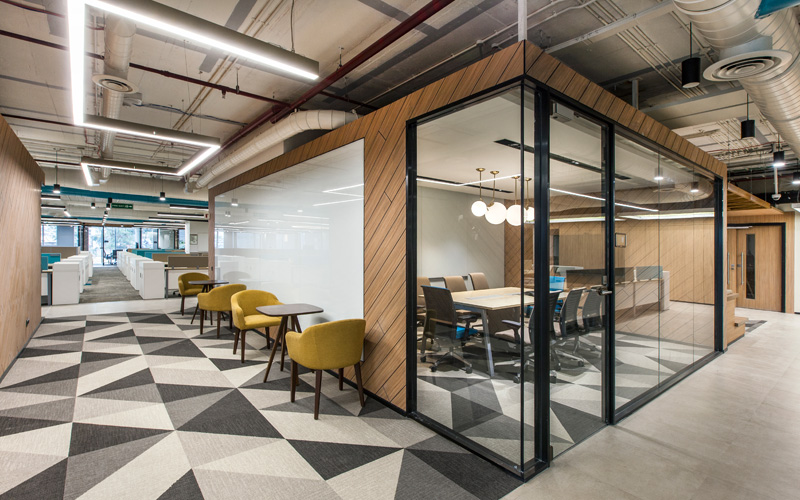 Office space design by Space Matrix for Piramal